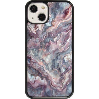 Coque iPhone 13 - Marbre violette argentée