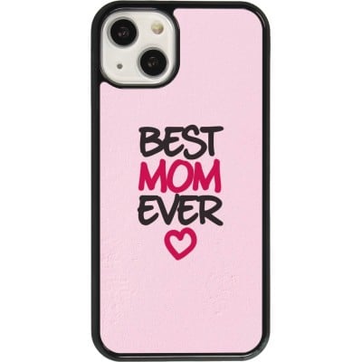 Coque iPhone 13 - Mom 2023 best Mom ever pink