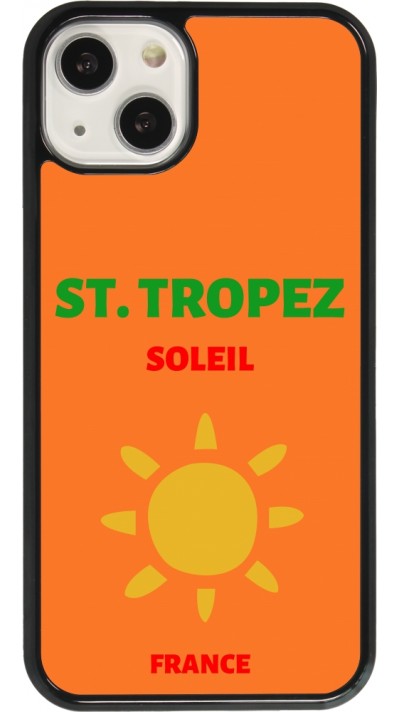 Coque iPhone 13 - Pop Summer Destination St-Tropez