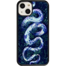 Coque iPhone 13 - Serpent Blue Anaconda