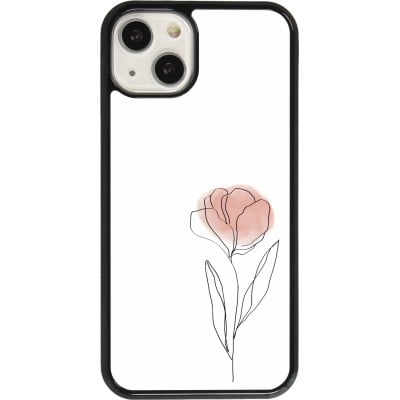 Coque iPhone 13 - Spring 23 minimalist flower