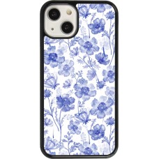 Coque iPhone 13 - Spring 23 watercolor blue flowers