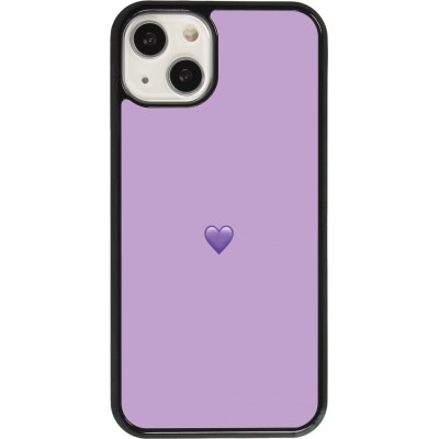 Coque iPhone 13 - Valentine 2023 purpule single heart