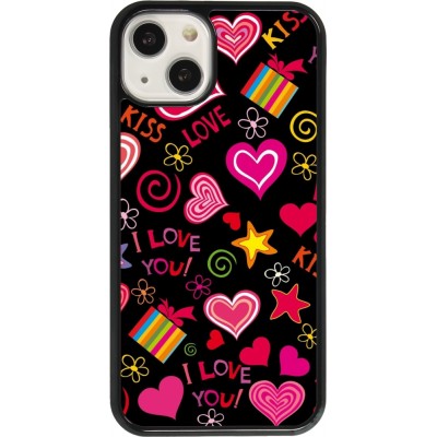 Coque iPhone 13 - Valentine 2023 love symbols