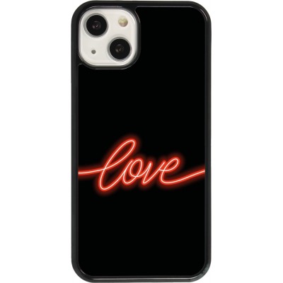 Coque iPhone 13 - Valentine 2023 neon love