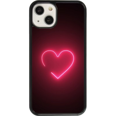 Coque iPhone 13 - Valentine 2023 single neon heart