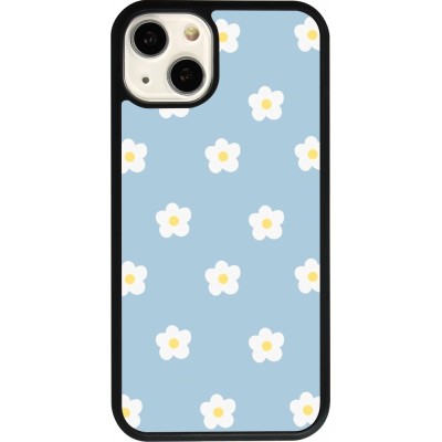 Coque iPhone 13 - Silicone rigide noir Easter 2024 daisy flower