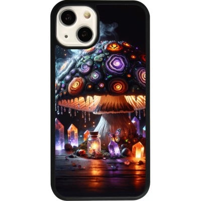 Coque iPhone 13 - Silicone rigide noir Halloween Potion Magic