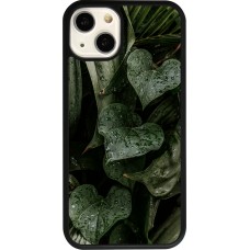 Coque iPhone 13 - Silicone rigide noir Spring 23 fresh plants