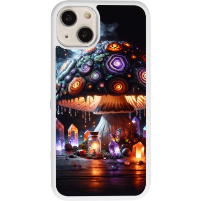 Coque iPhone 13 - Silicone rigide blanc Halloween Potion Magic