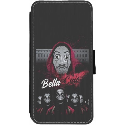 Coque iPhone 13 - Wallet noir Bella Ciao