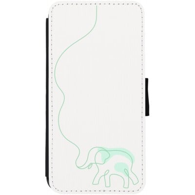 Coque iPhone 13 - Wallet noir Spring 23 baby elephant