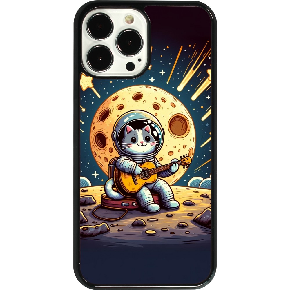 Coque iPhone 13 Pro Max - AstroCat RockLune