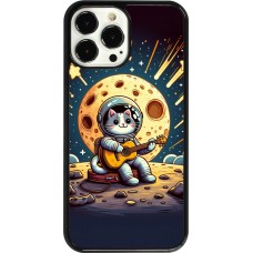 Coque iPhone 13 Pro Max - AstroCat RockLune