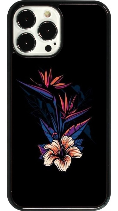 iPhone 13 Pro Max Case Hülle - Dark Flowers