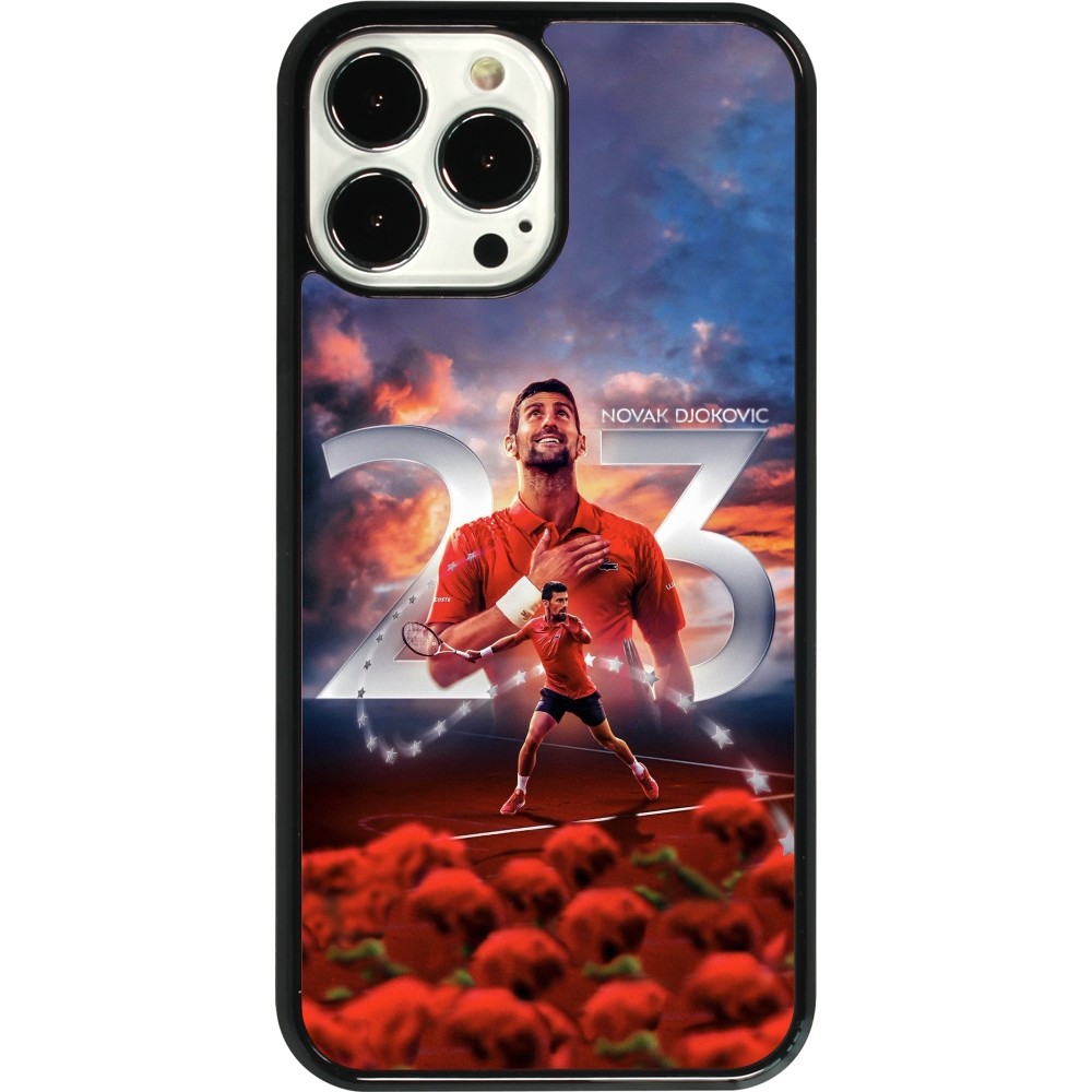 Coque iPhone 13 Pro Max - Djokovic 23 Grand Slam