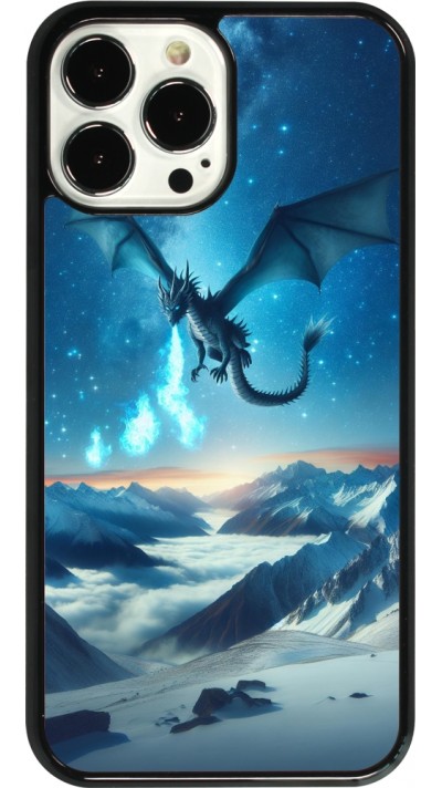 iPhone 13 Pro Max Case Hülle - Drache nächtliche Berg