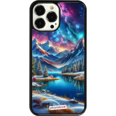 Coque iPhone 13 Pro Max - Fantasy Mountain Lake Sky Stars