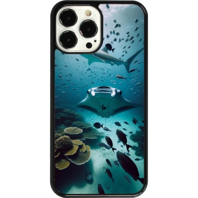 Coque iPhone 13 Pro Max - Manta Lagon Nettoyage