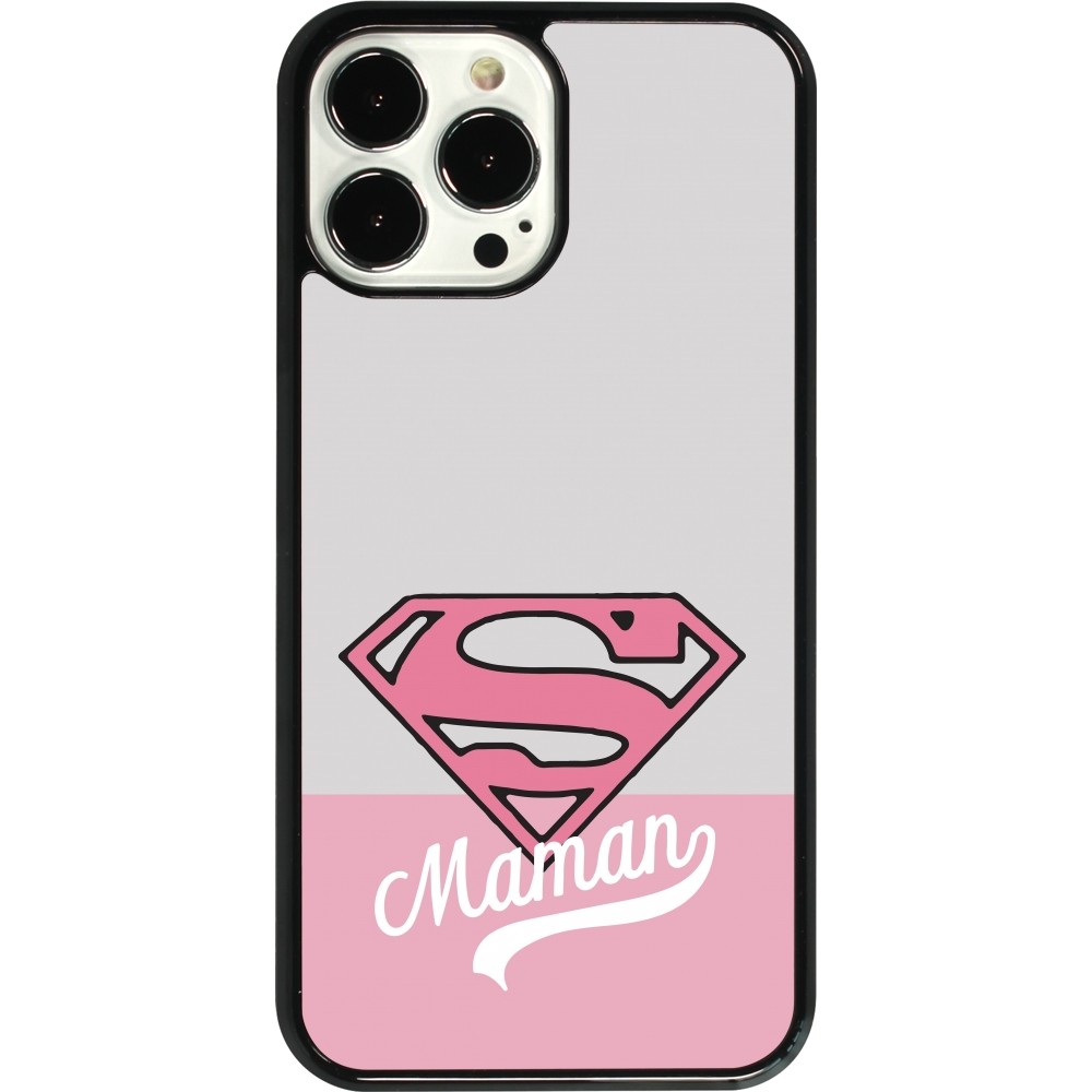 Coque iPhone 13 Pro Max - Mom 2024 Super hero maman