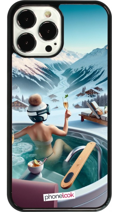 Coque iPhone 13 Pro Max - Montagne Glamour Jacuzzi