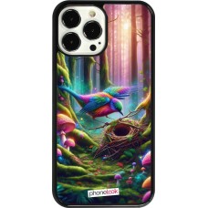 Coque iPhone 13 Pro Max - Oiseau Nid Forêt