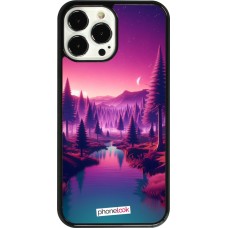 Coque iPhone 13 Pro Max - Paysage Violet-Rose