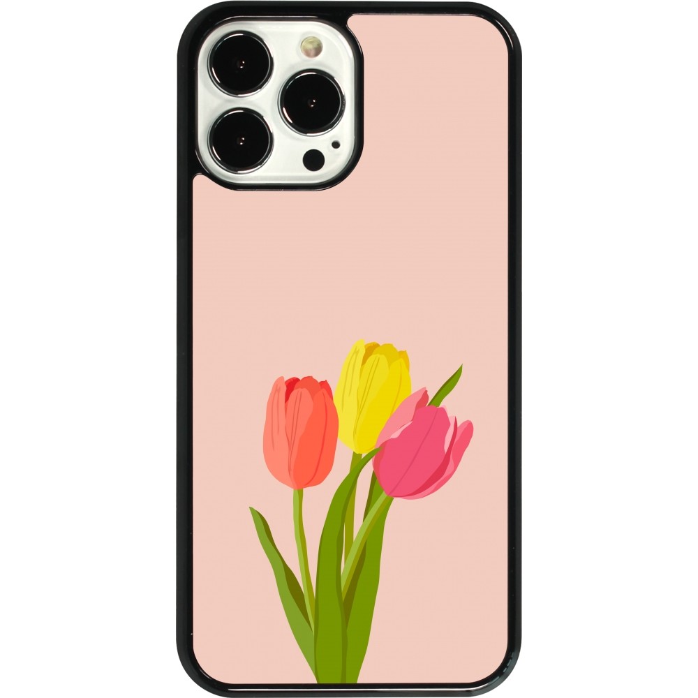 Coque iPhone 13 Pro Max - Spring 23 tulip trio