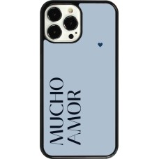 Coque iPhone 13 Pro Max - Valentine 2024 mucho amor azul