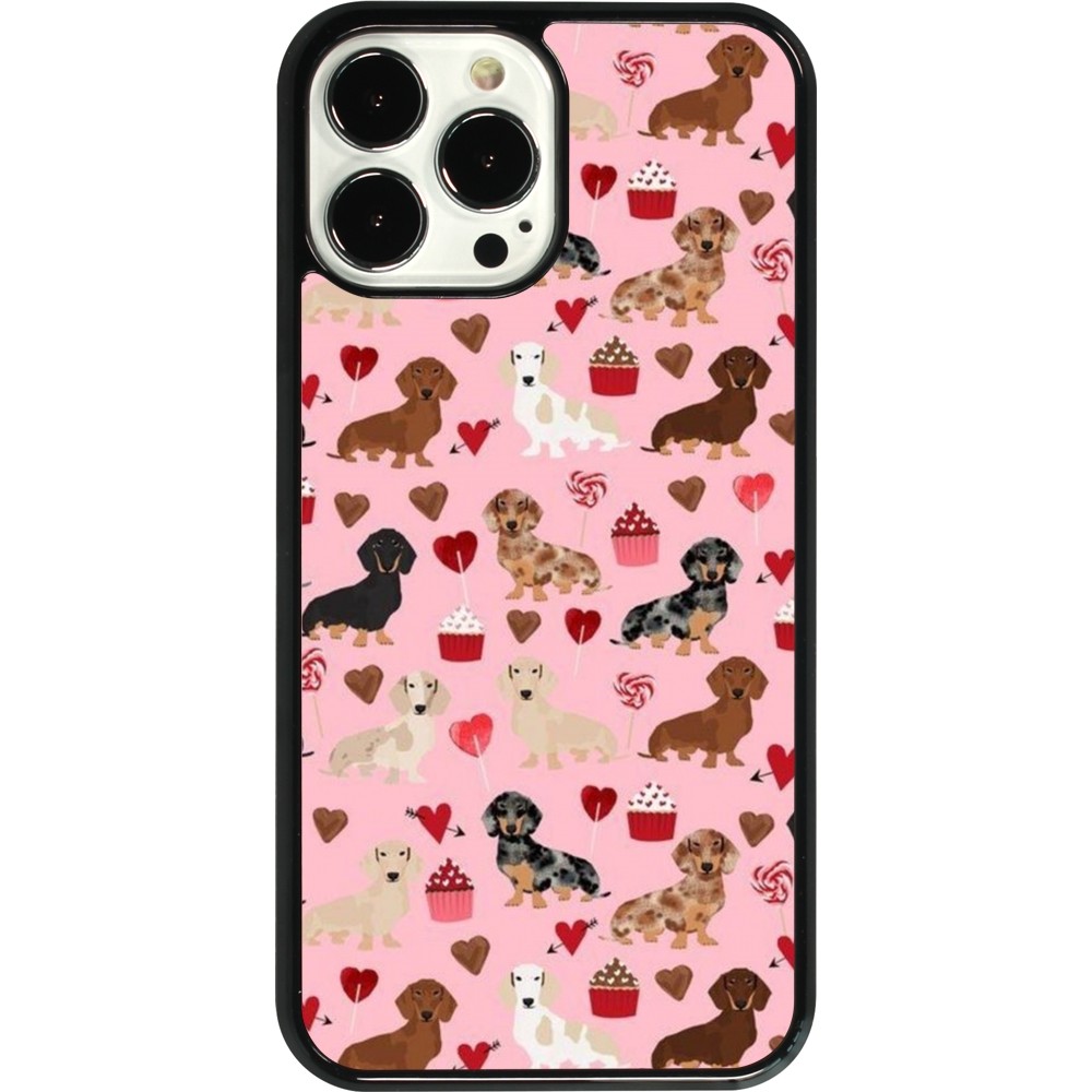 Coque iPhone 13 Pro Max - Valentine 2024 puppy love