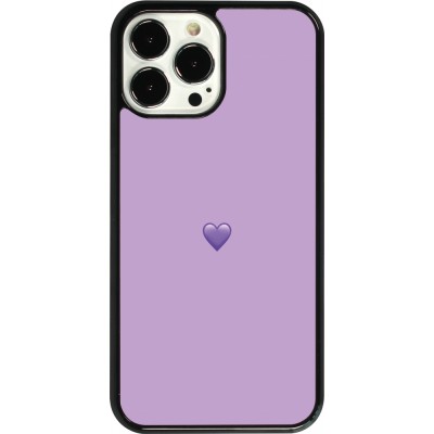 Coque iPhone 13 Pro Max - Valentine 2023 purpule single heart