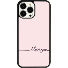 Coque iPhone 13 Pro Max - Valentine 2023 i love you writing