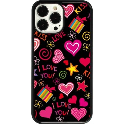 Coque iPhone 13 Pro Max - Valentine 2023 love symbols