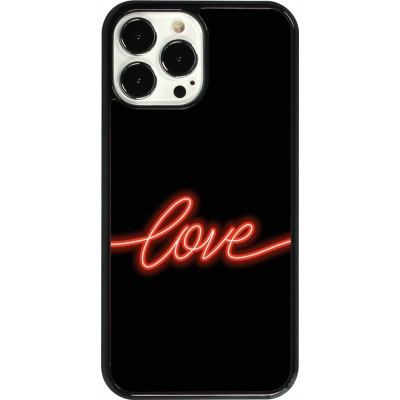 Coque iPhone 13 Pro Max - Valentine 2023 neon love