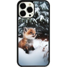 Coque iPhone 13 Pro Max - Noël 2023 Renardeau sapin