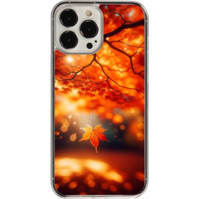 Coque iPhone 13 Pro Max - Plastique transparent Automne Magique Orange