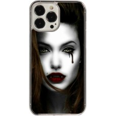 Coque iPhone 13 Pro Max - Plastique transparent Halloween 2023 gothic vampire