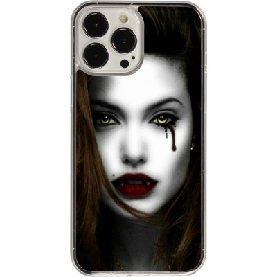 Coque iPhone 13 Pro Max - Plastique transparent Halloween 2023 gothic vampire