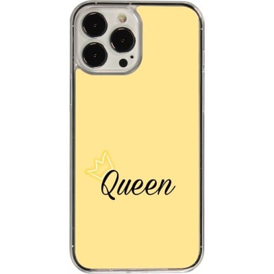 Coque iPhone 13 Pro Max - Plastique transparent Mom 2024 Queen