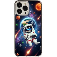 Coque iPhone 13 Pro Max - Plastique transparent VR SpaceCat Odyssey