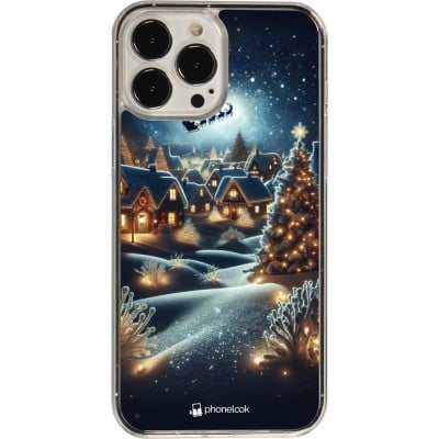 Coque iPhone 13 Pro Max - Plastique transparent Noël 2023 Christmas is Coming