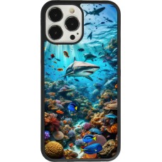 Coque iPhone 13 Pro Max - Silicone rigide noir Bora Bora Mer et Merveilles