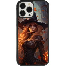 Coque iPhone 13 Pro Max - Silicone rigide noir Halloween 2024 sexy witch