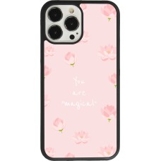 Coque iPhone 13 Pro Max - Silicone rigide noir Mom 2023 your are magical