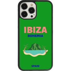 Coque iPhone 13 Pro Max - Silicone rigide noir Pop Summer Destination Ibiza