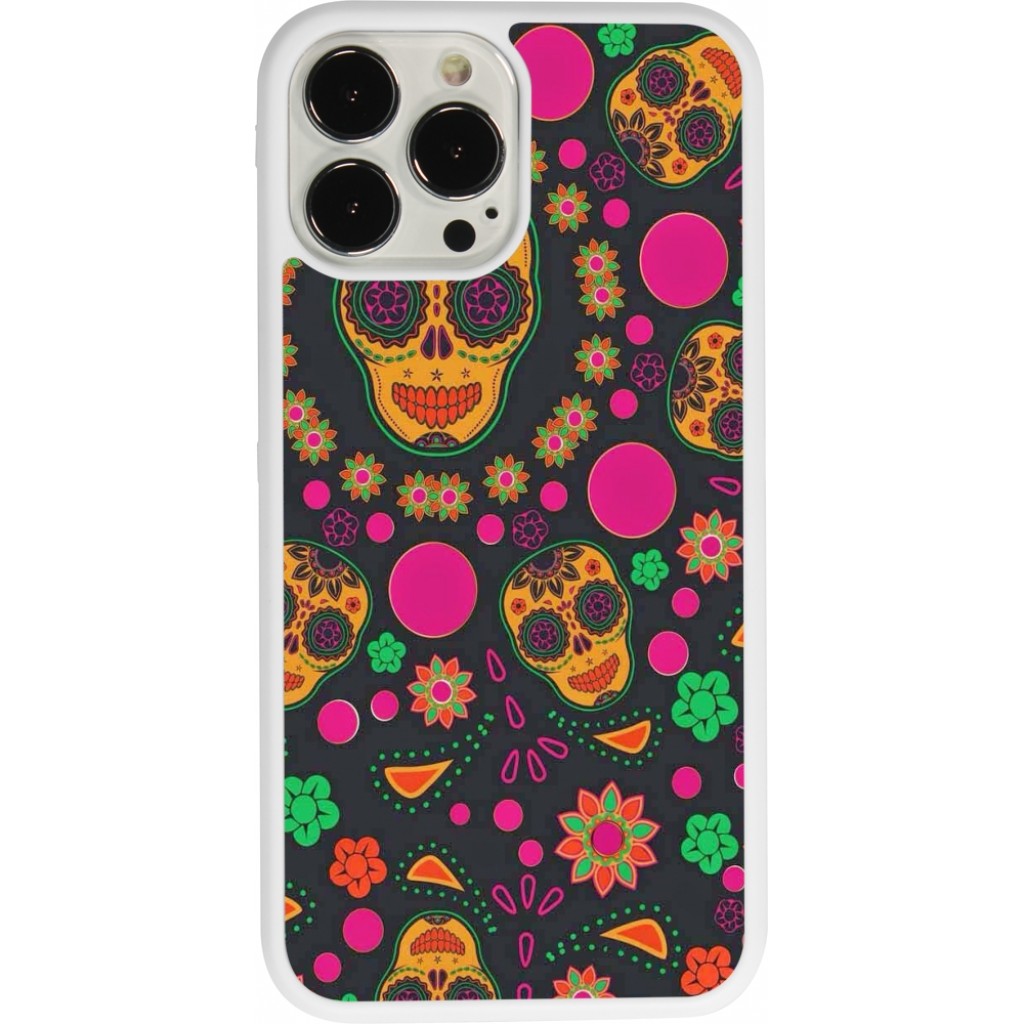 Iphone Pro Max Case H Lle Silikon Weiss Halloween Colorful