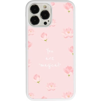 Coque iPhone 13 Pro Max - Silicone rigide blanc Mom 2023 your are magical