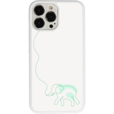 Coque iPhone 13 Pro Max - Silicone rigide blanc Spring 23 baby elephant