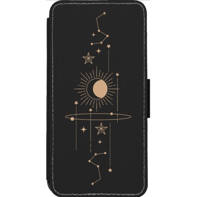 Coque iPhone 13 Pro Max - Wallet noir Spring 23 astro