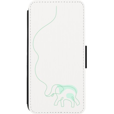 Coque iPhone 13 Pro Max - Wallet noir Spring 23 baby elephant